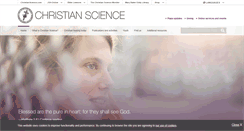 Desktop Screenshot of christianscience.com