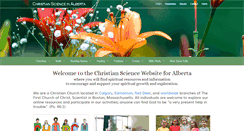 Desktop Screenshot of christianscience.ab.ca