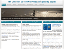 Tablet Screenshot of christianscience.org.uk