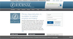 Desktop Screenshot of journal.christianscience.com