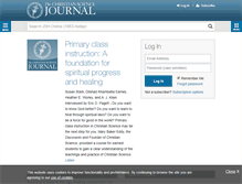Tablet Screenshot of journal.christianscience.com